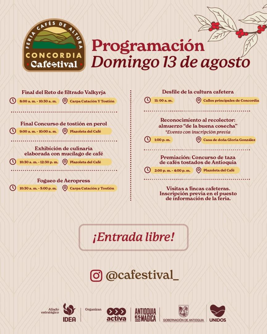 Feria Nacional de Café de Altura Cafestival Infolocal Comfenalco