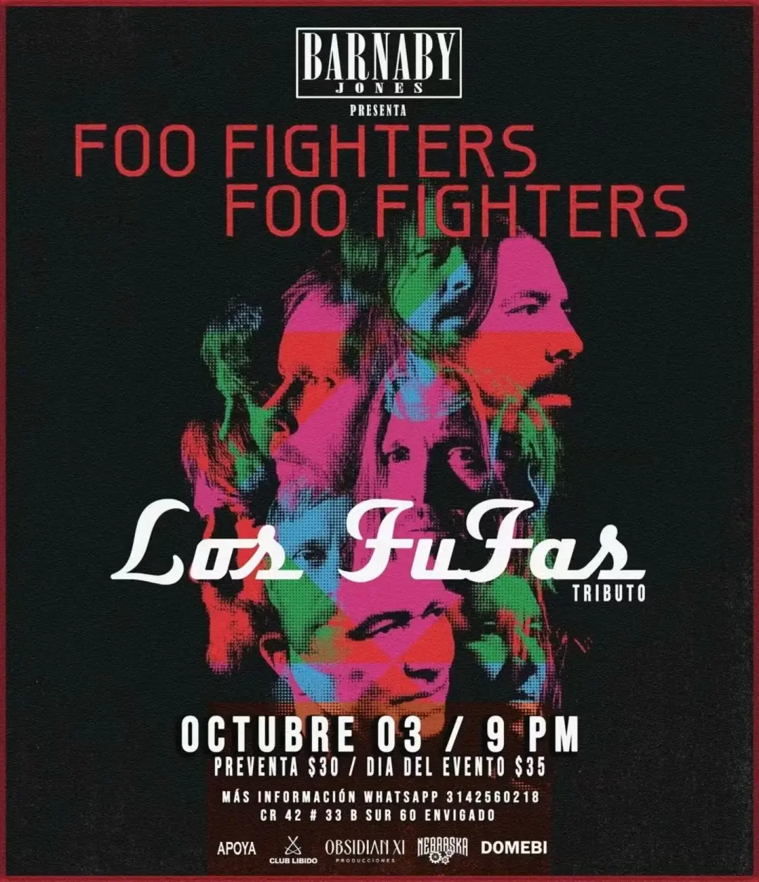 Tributo a Foo Fighters con Los Fufas