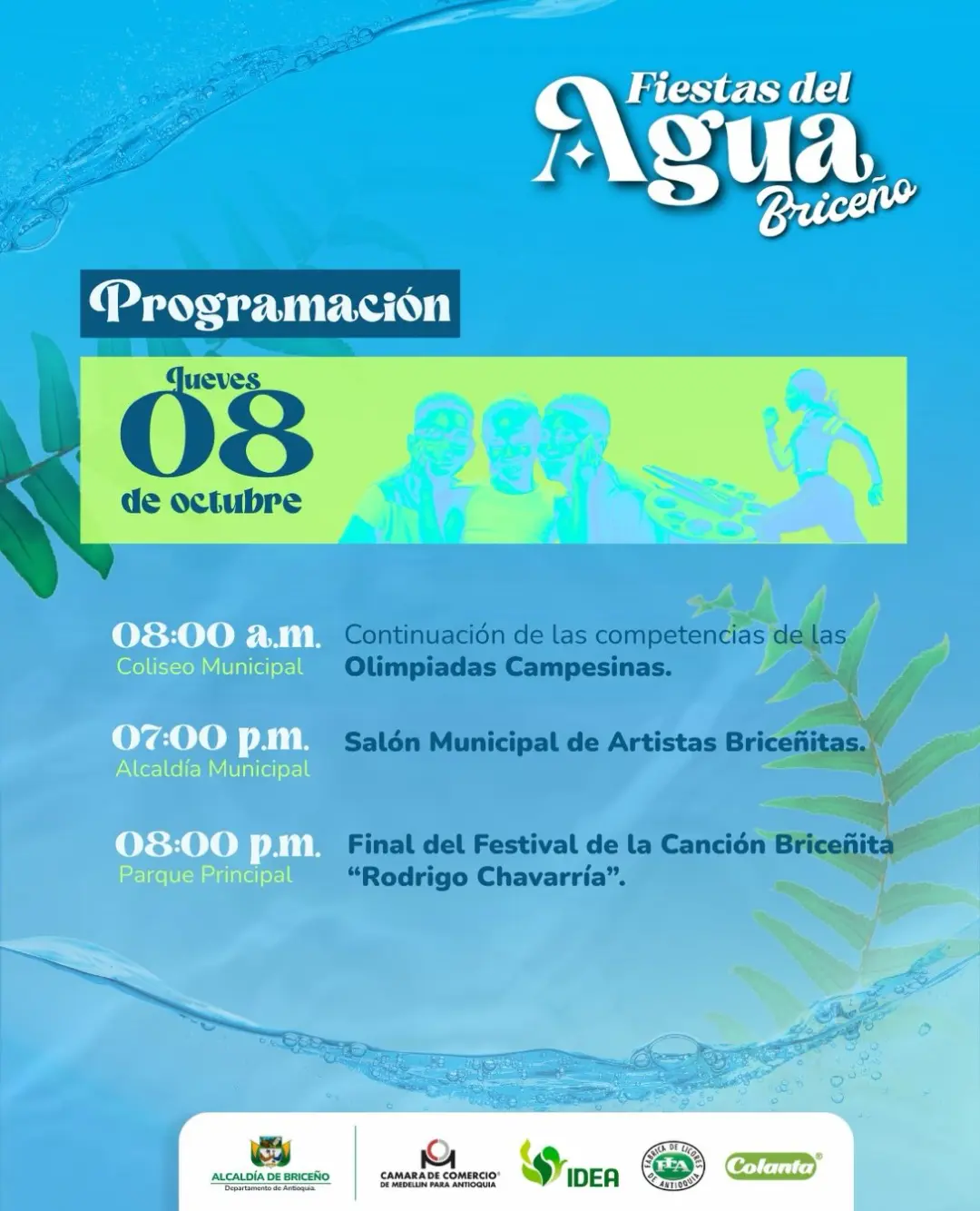 Programación XXVI Fiestas del Agua Briceño 2026