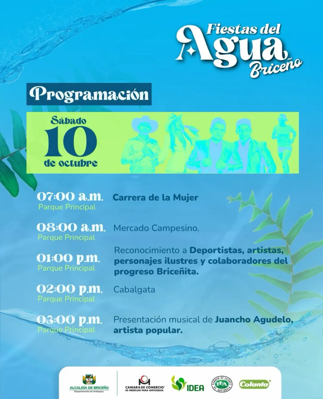 Programación XXVI Fiestas del Agua Briceño 2026