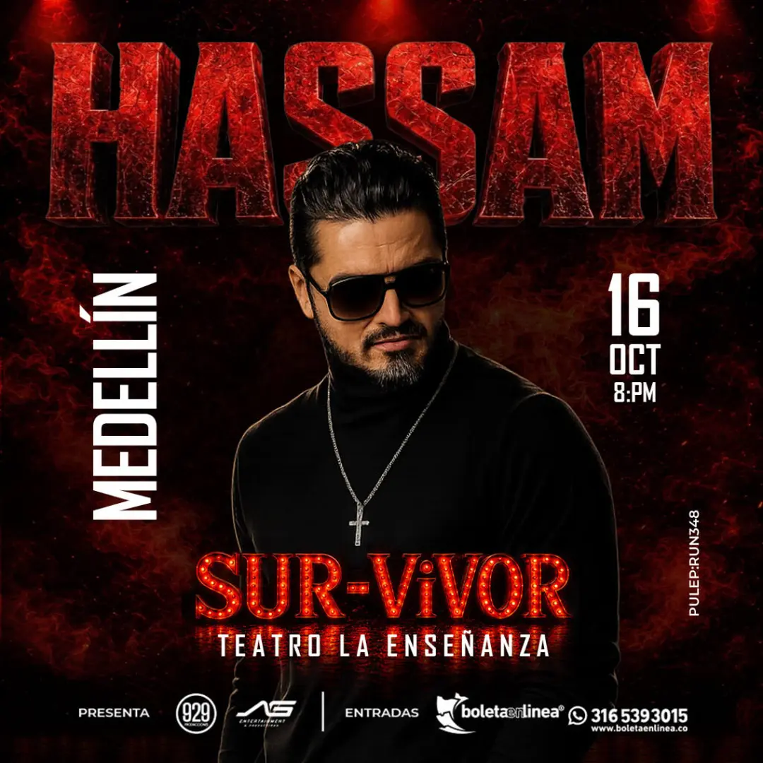Hassam SUR-ViVOR en Medellín 2026