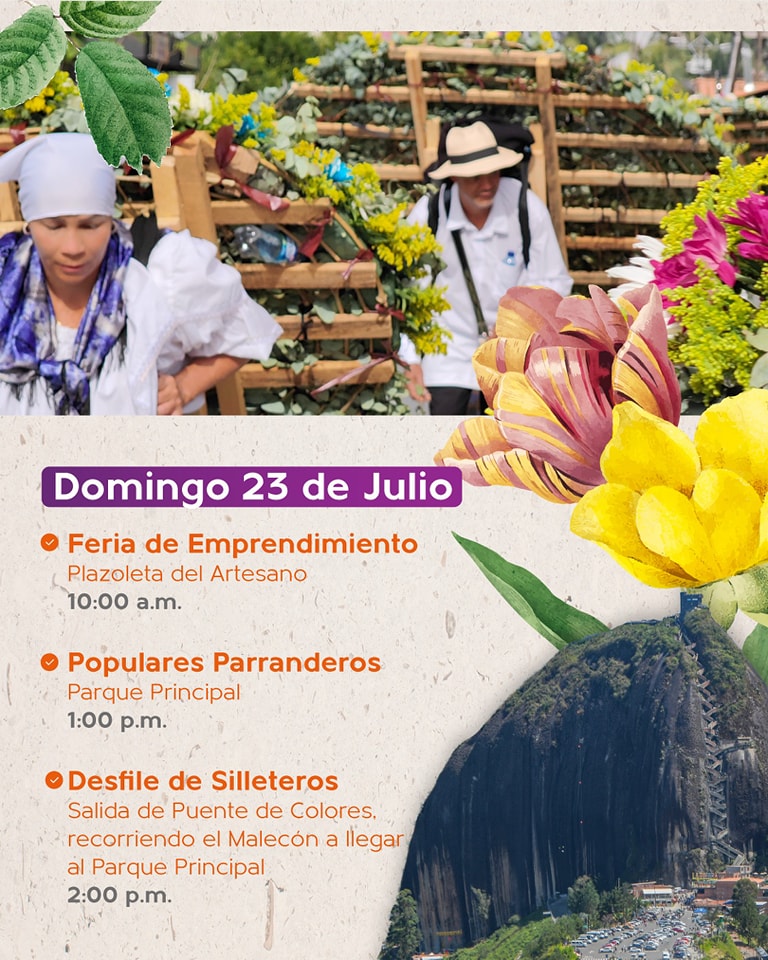 Programación Fiestas Zócalos, Flores, Silletas y Colores 2023