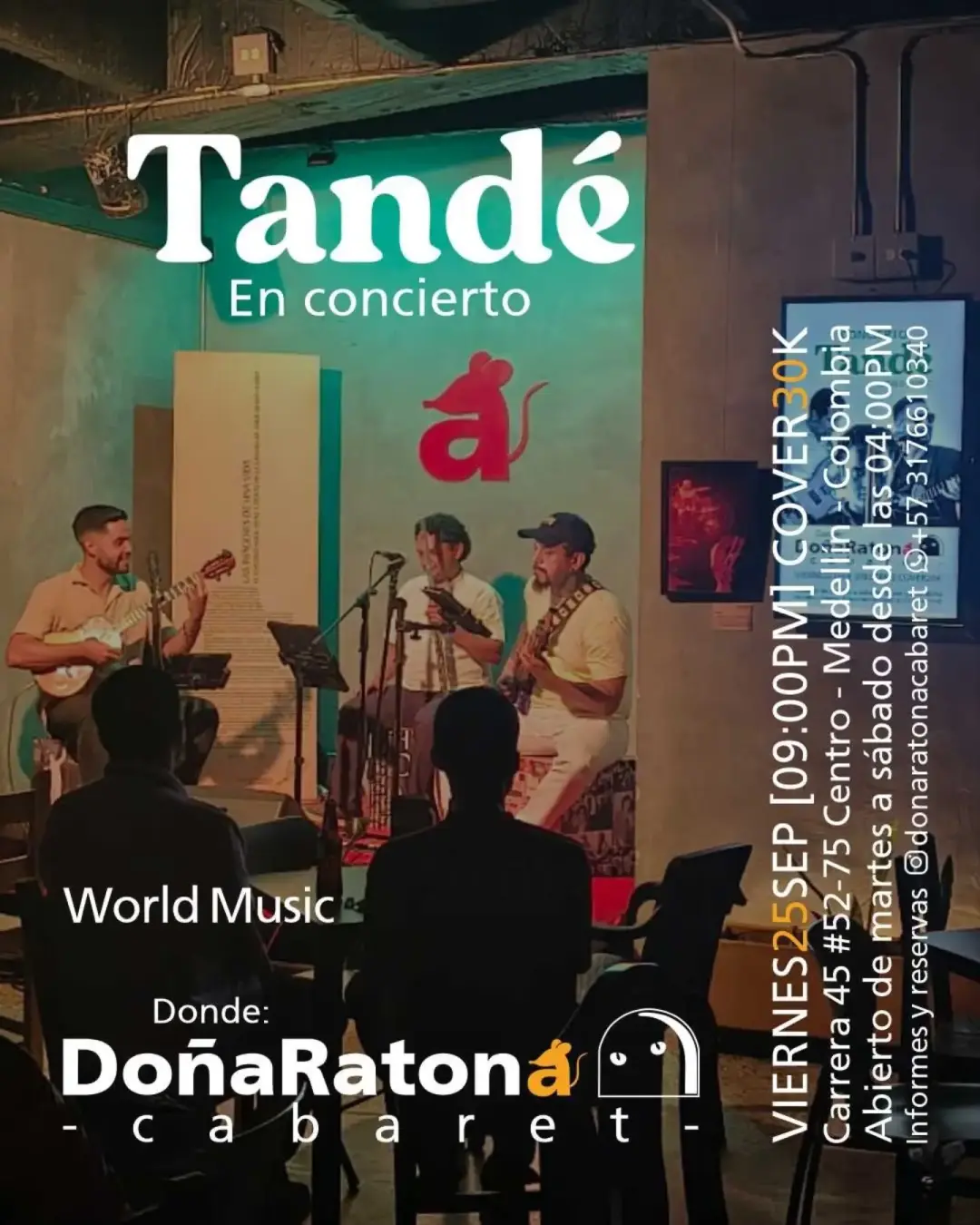 Tandé en concierto