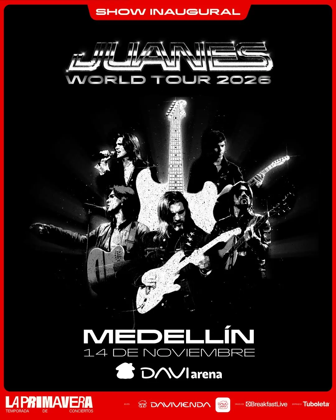 Juanes en Medellín 2026: World Tour