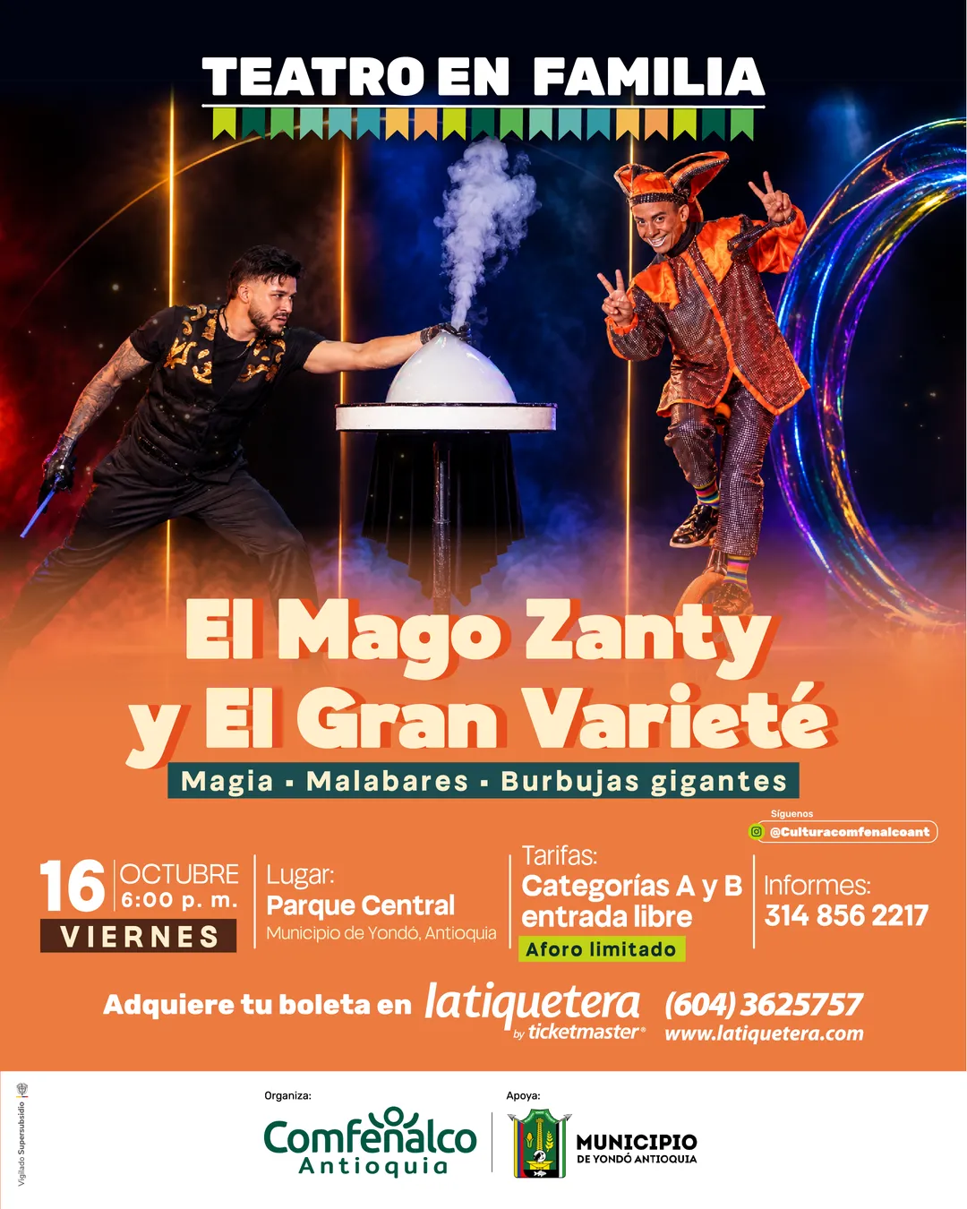 Teatro en familia: El mago Zanty y el gran varieté