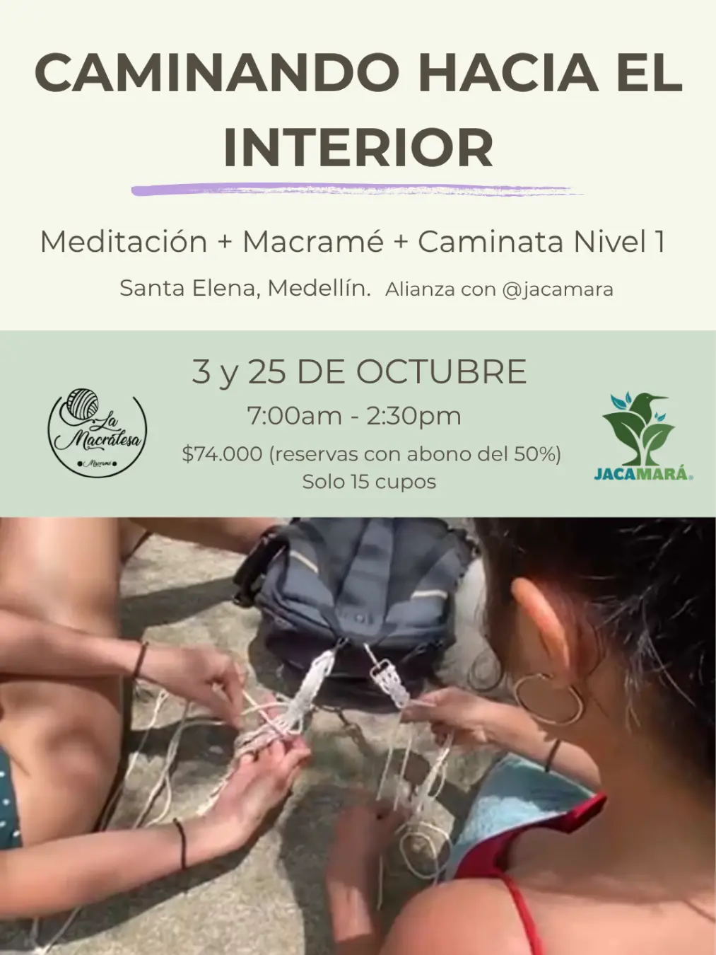 Caminando Hacia el Interior: Caminata Consciente + Macramé