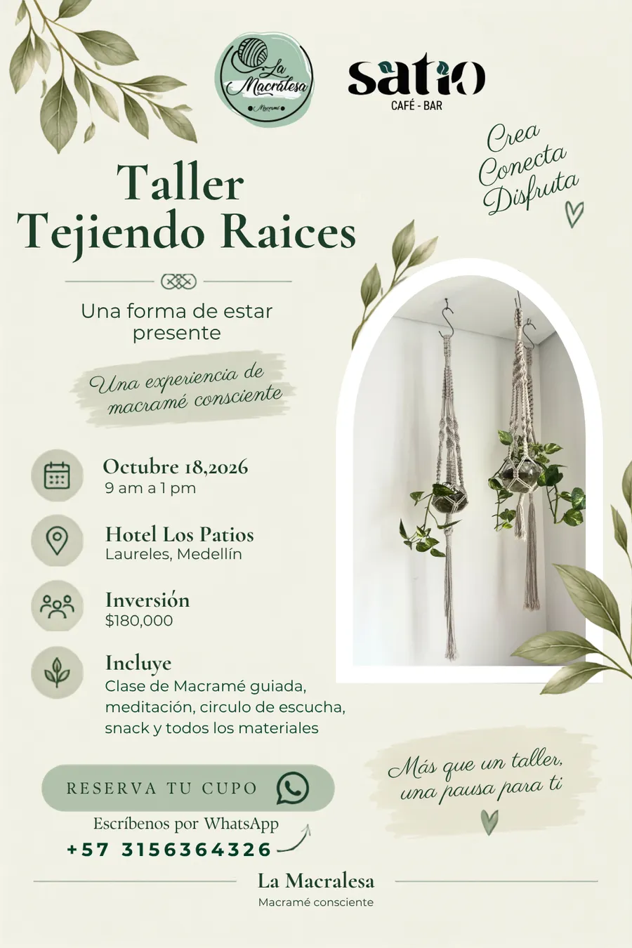 Taller Tejiendo Raíces