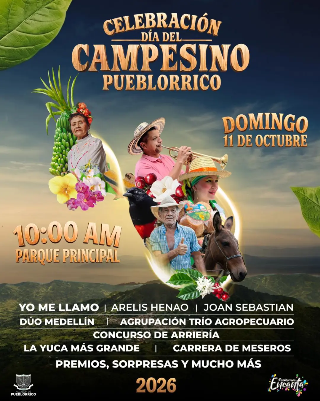 Día del Campesino 2026 en Pueblorrico