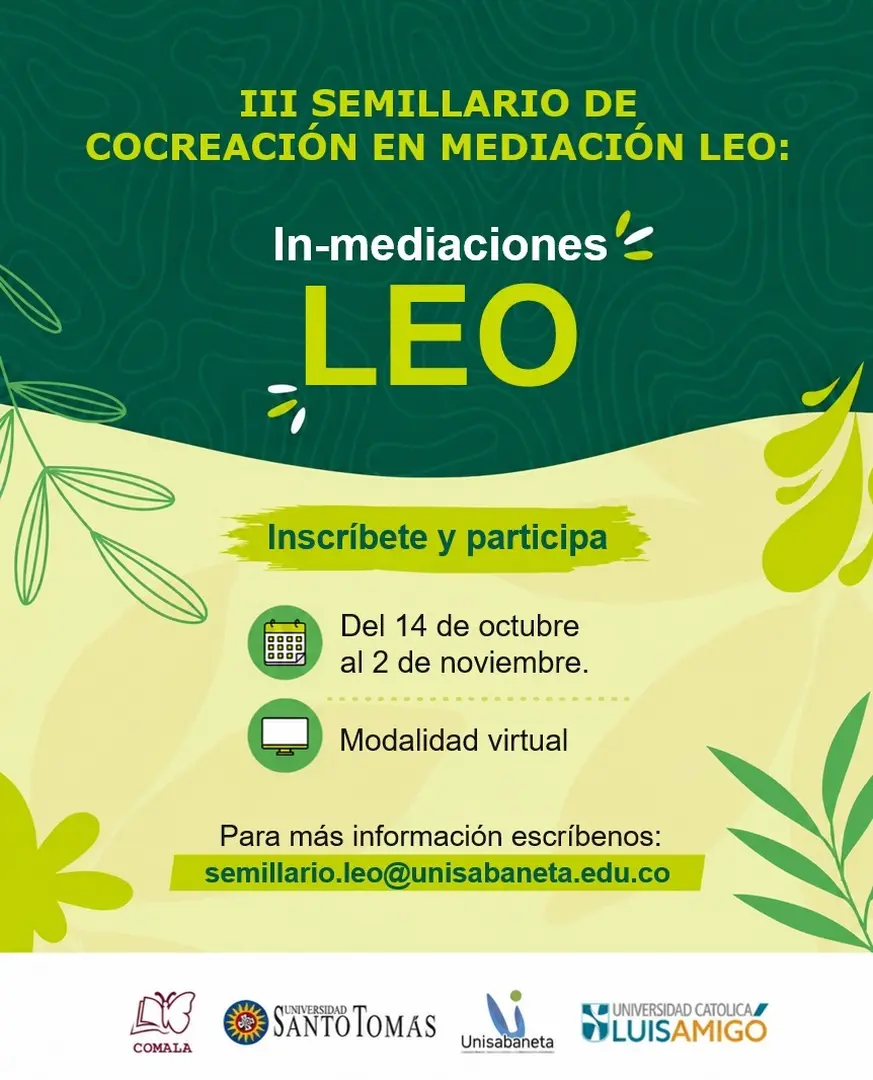 In-Mediaciones LEO: III Semillario de Cocreación en Mediación