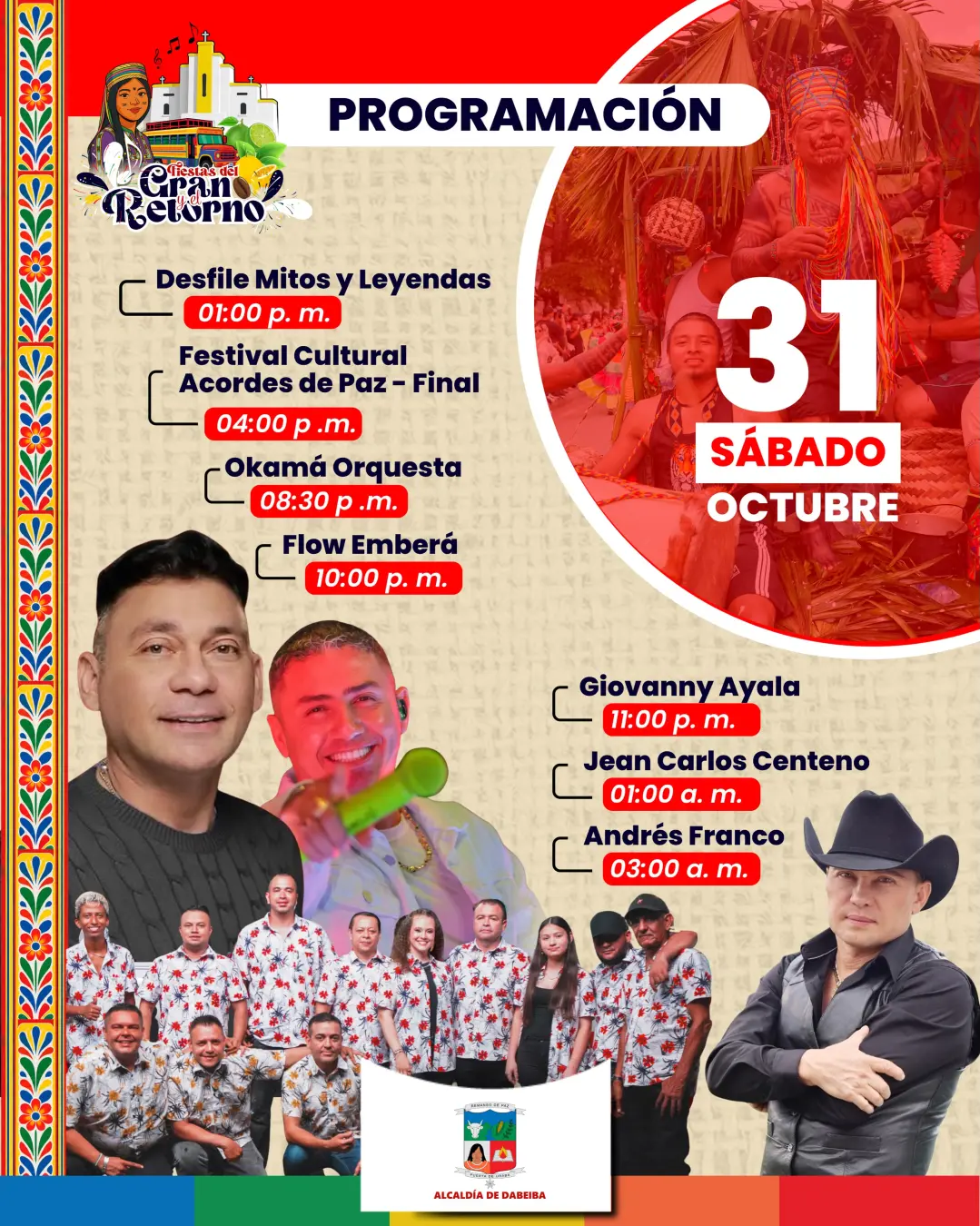Programación Fiestas del Grano y el Retorno 2026