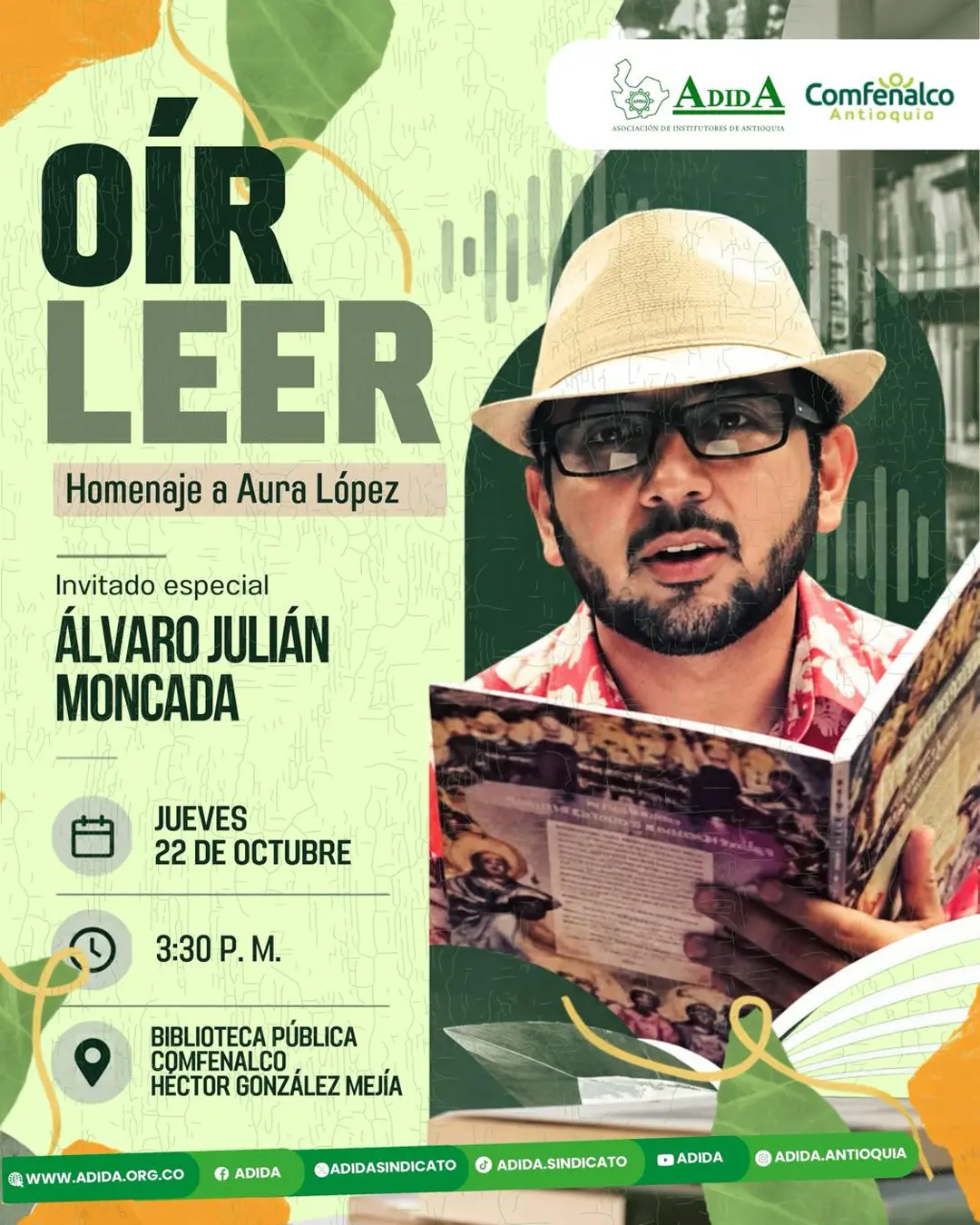 Oír Leer: Homenaje a Aura López