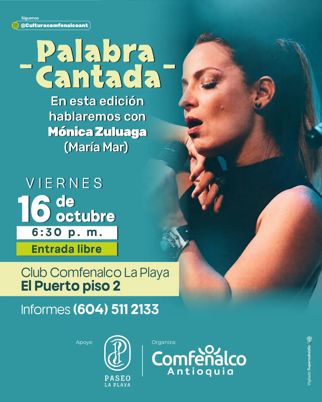 Palabra Cantada con Mónica Zuluaga