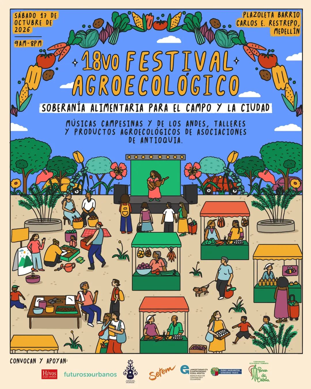 18.º Festival Agroecológico de Medellín 2026