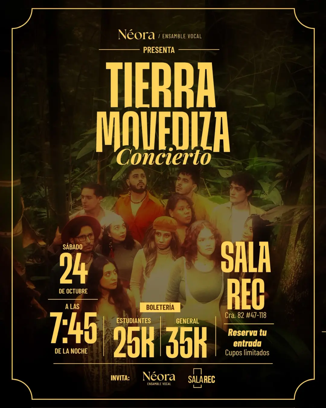 Tierra Movediza: Concierto de Néora Ensamble Vocal