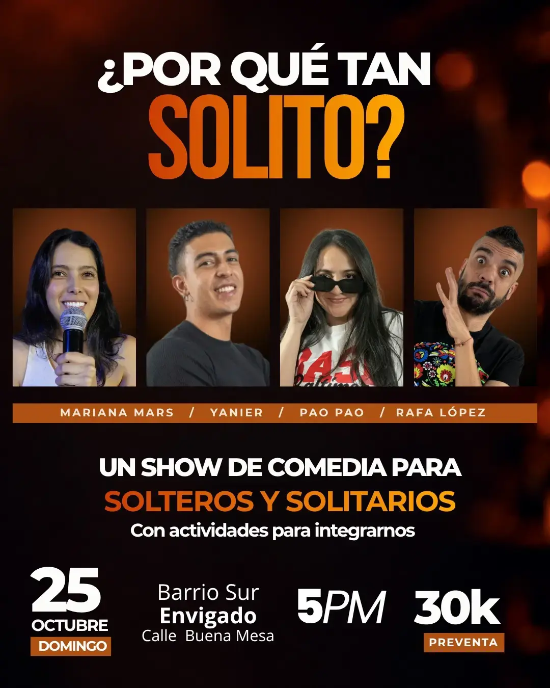 ¿Por qué tan solito?