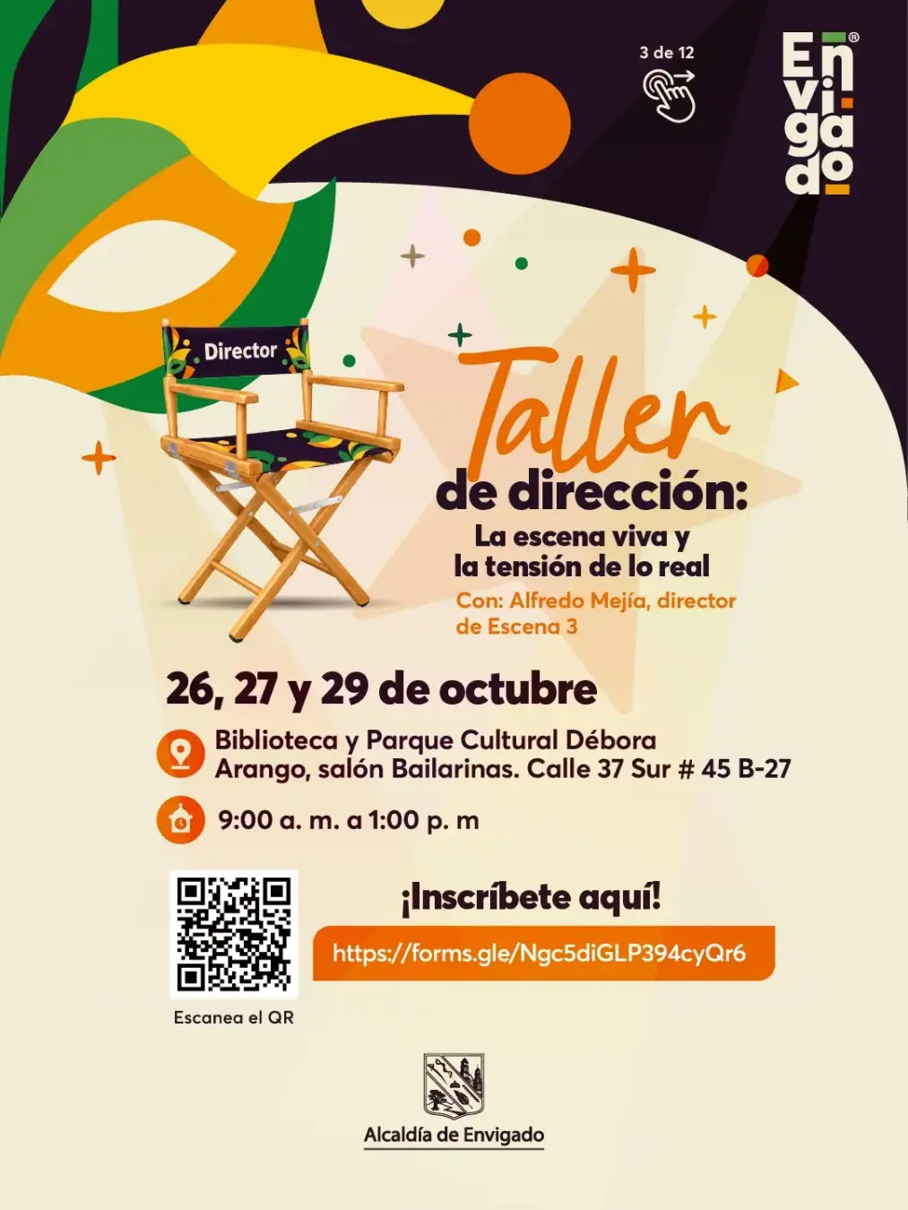 Programación 1.er Festival Envigado se Cuenta en Teatro 2026