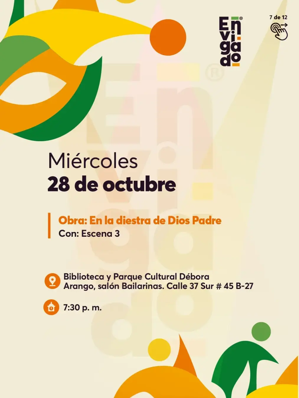 Programación 1.er Festival Envigado se Cuenta en Teatro 2026