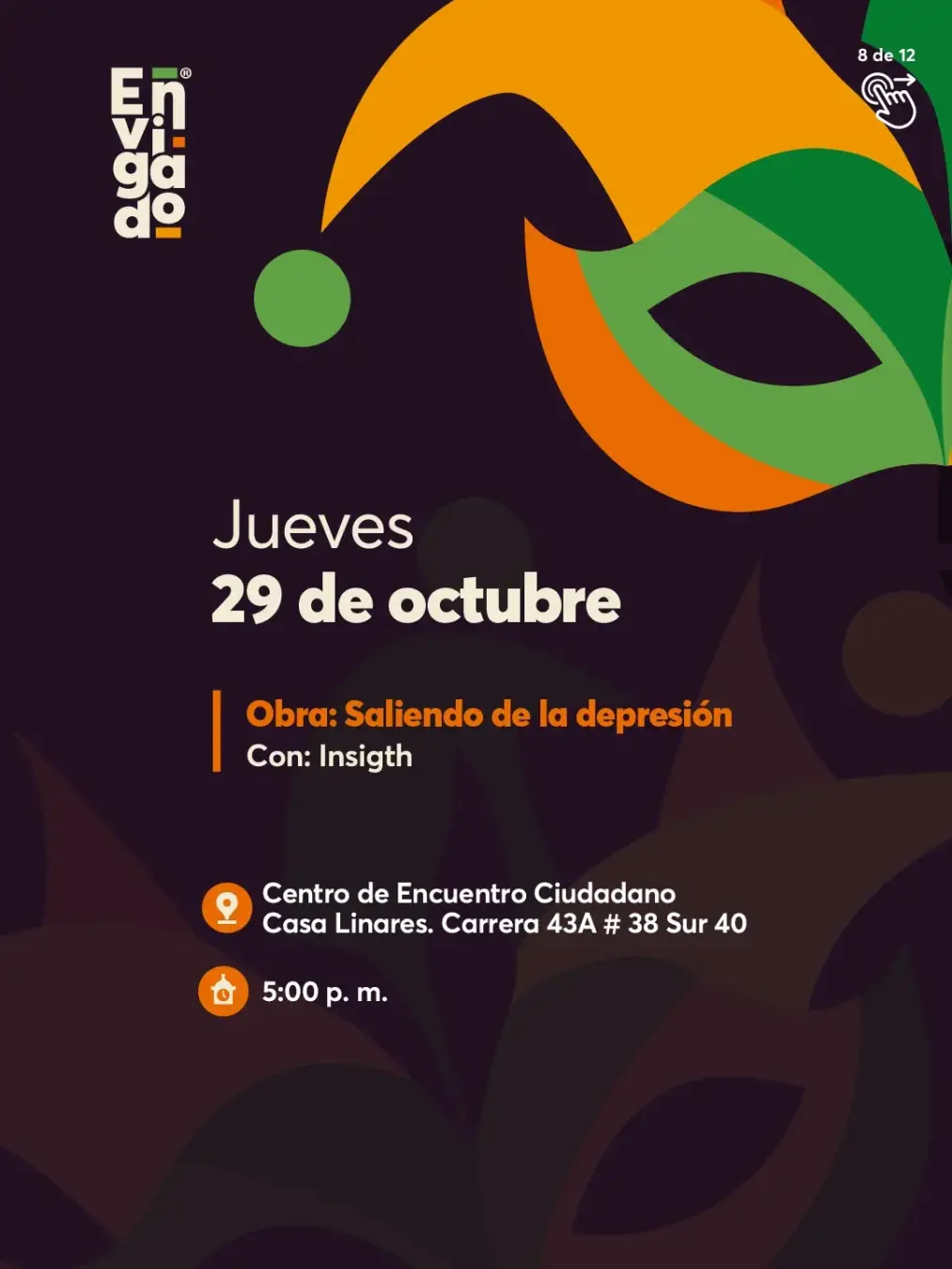Programación 1.er Festival Envigado se Cuenta en Teatro 2026