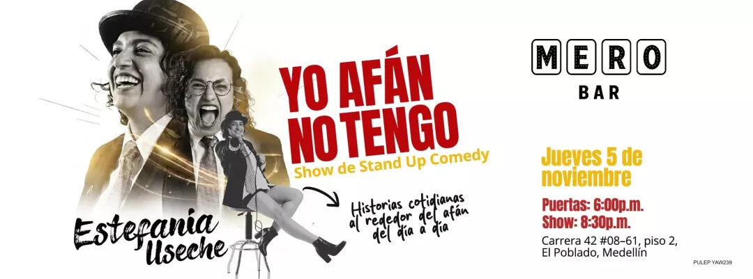 Yo afán no tengo