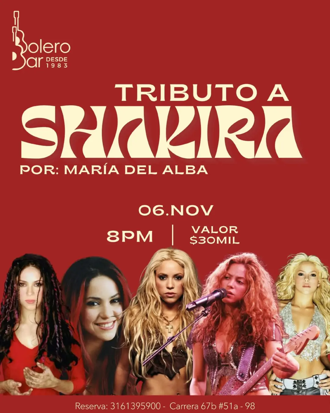 Tributo a Shakira con María del Alba