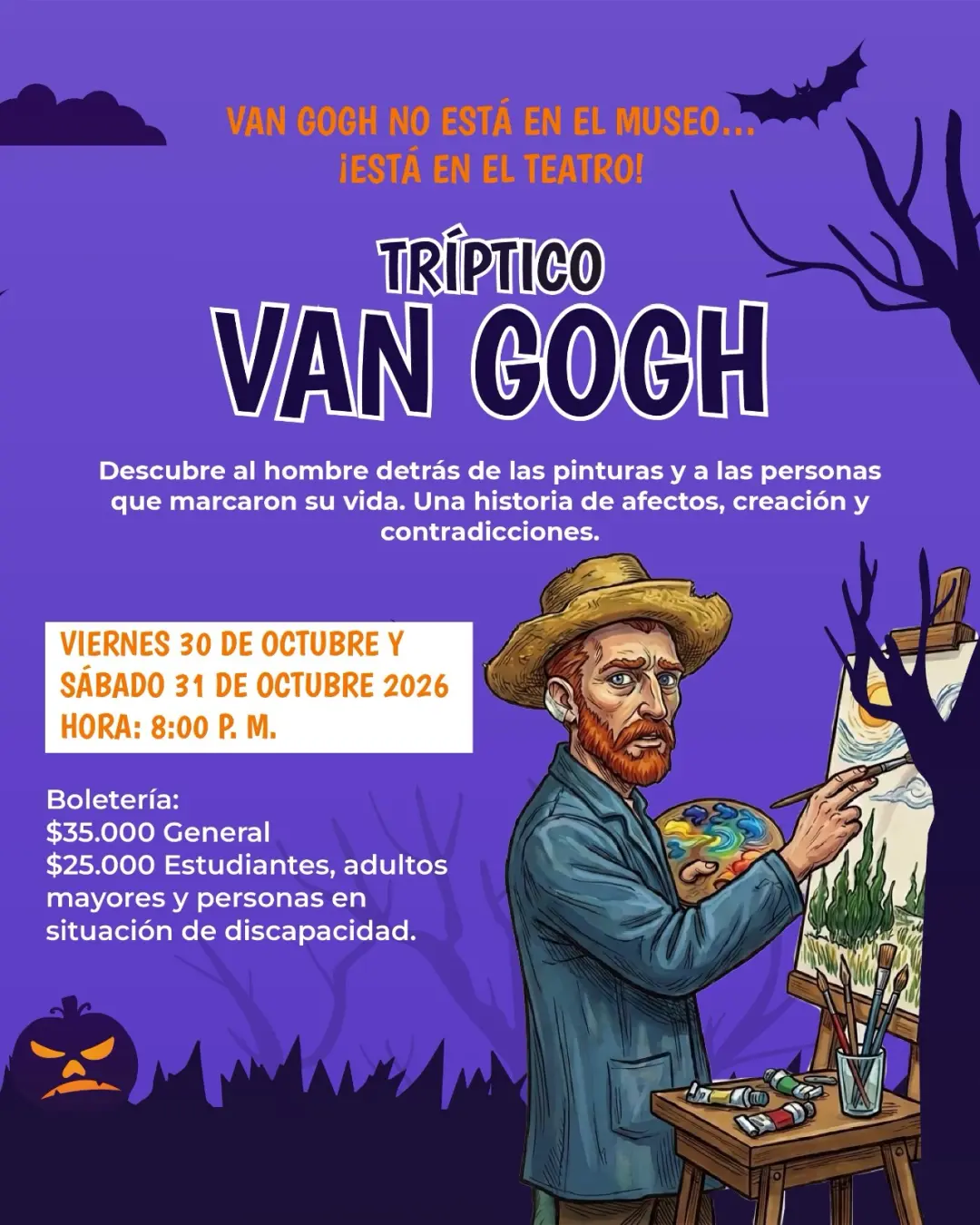 Tríptico Van Gogh