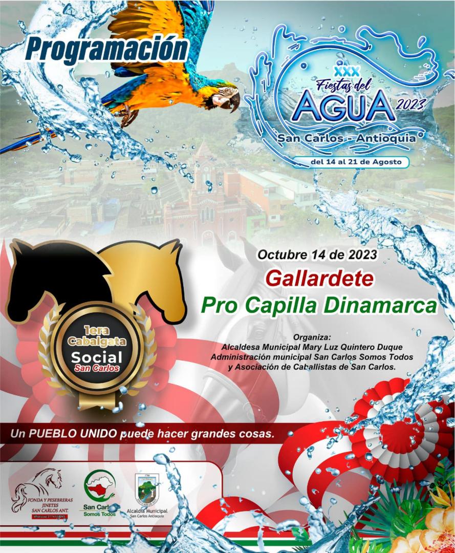 Programación XXX Fiestas del Agua 2023