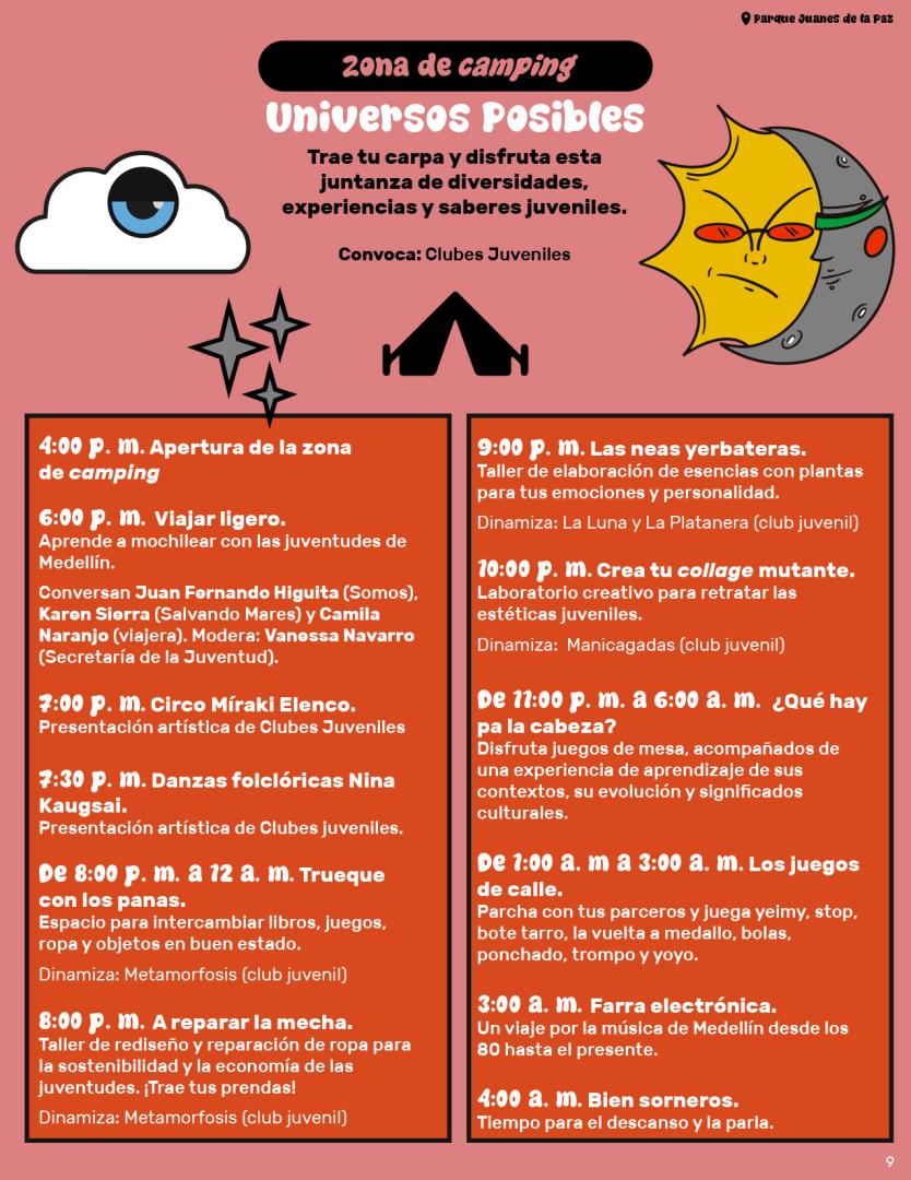 Programación acampada