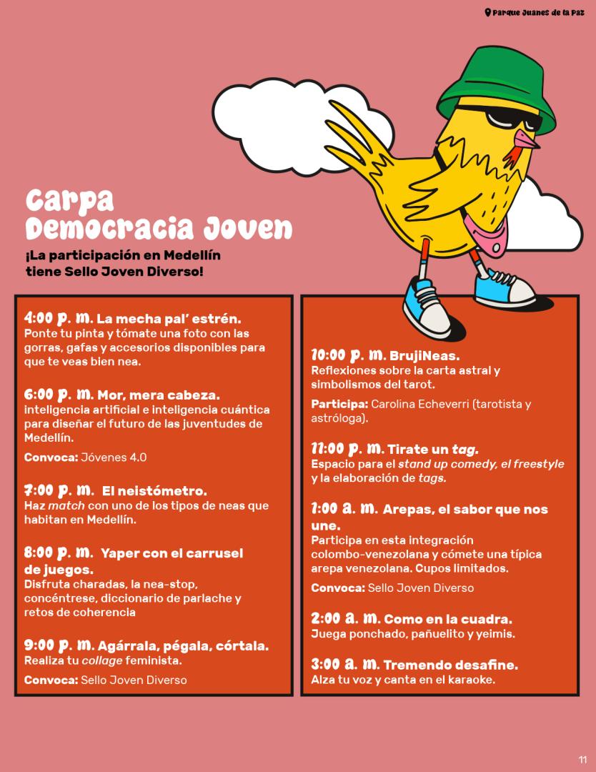 Programación acampada