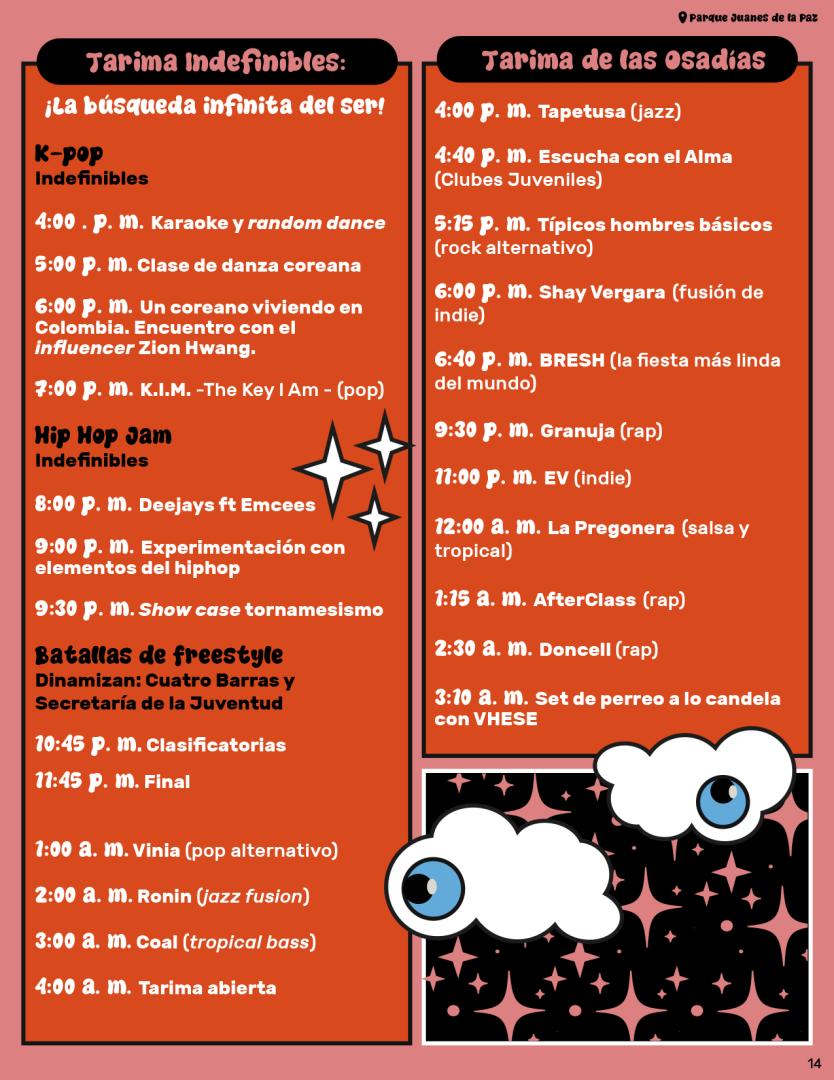 Programación acampada