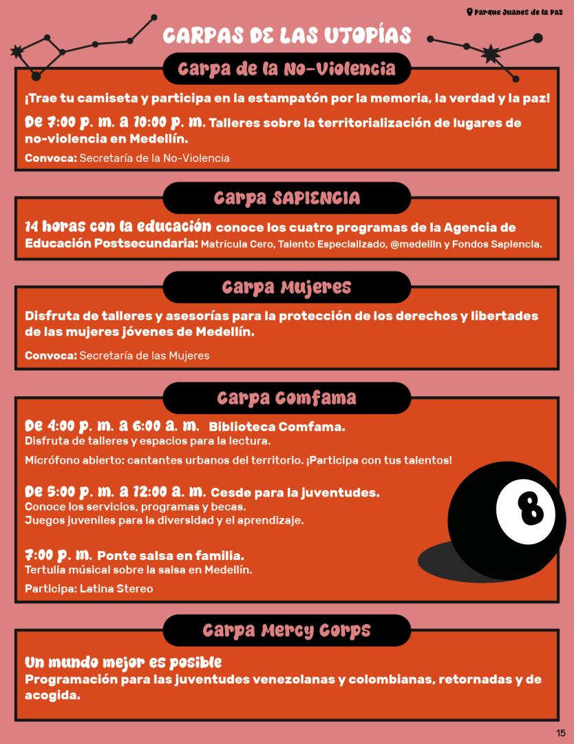 Programación acampada