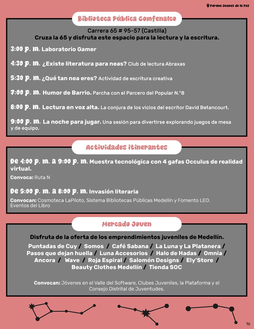 Programación acampada
