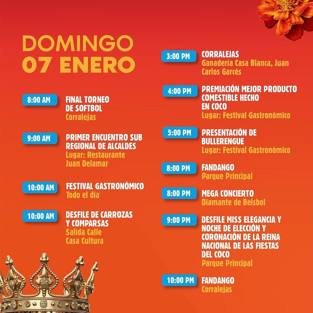 Programación Fiestas del Coco 2024