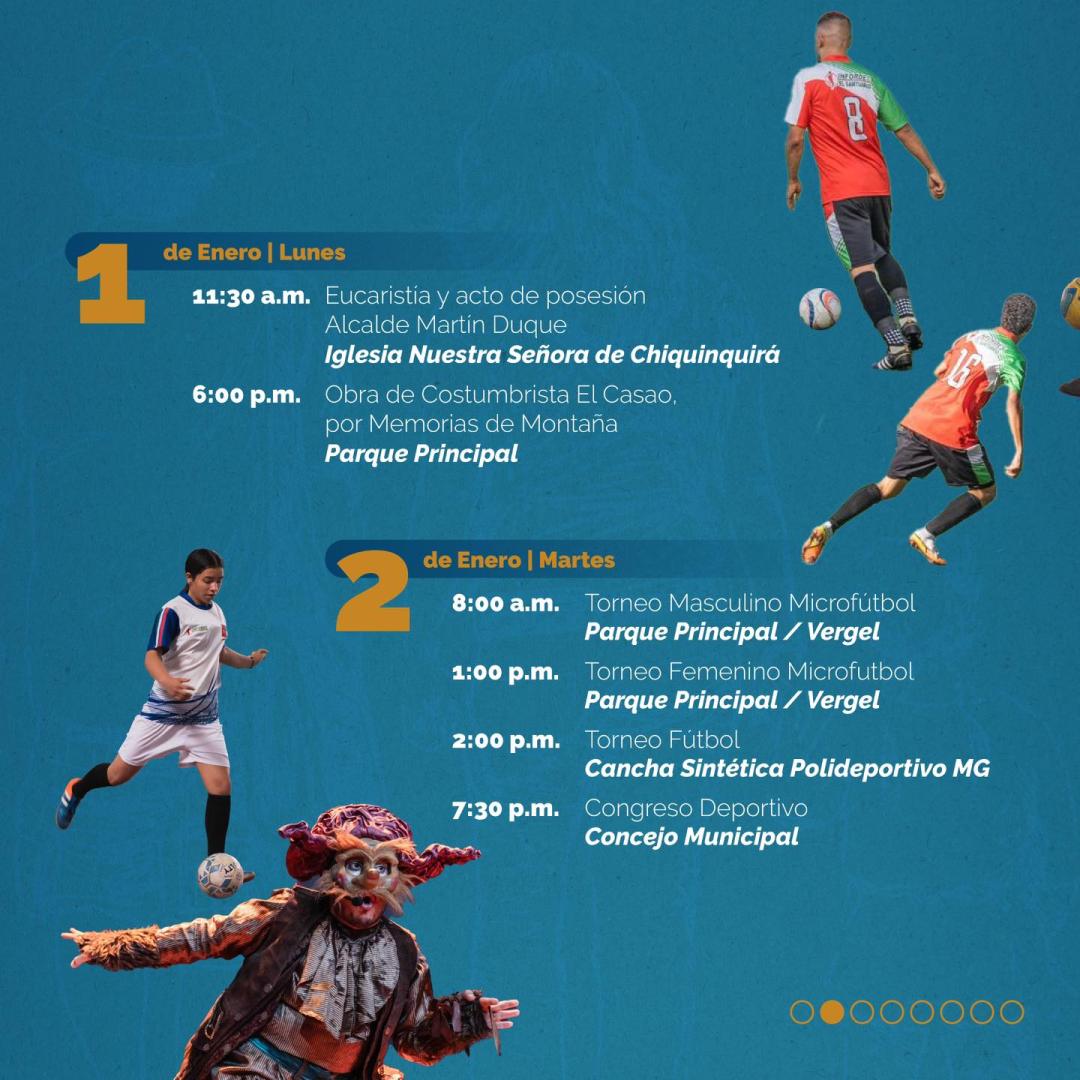 Programación Fiestas del Retorno El Santuario 2024