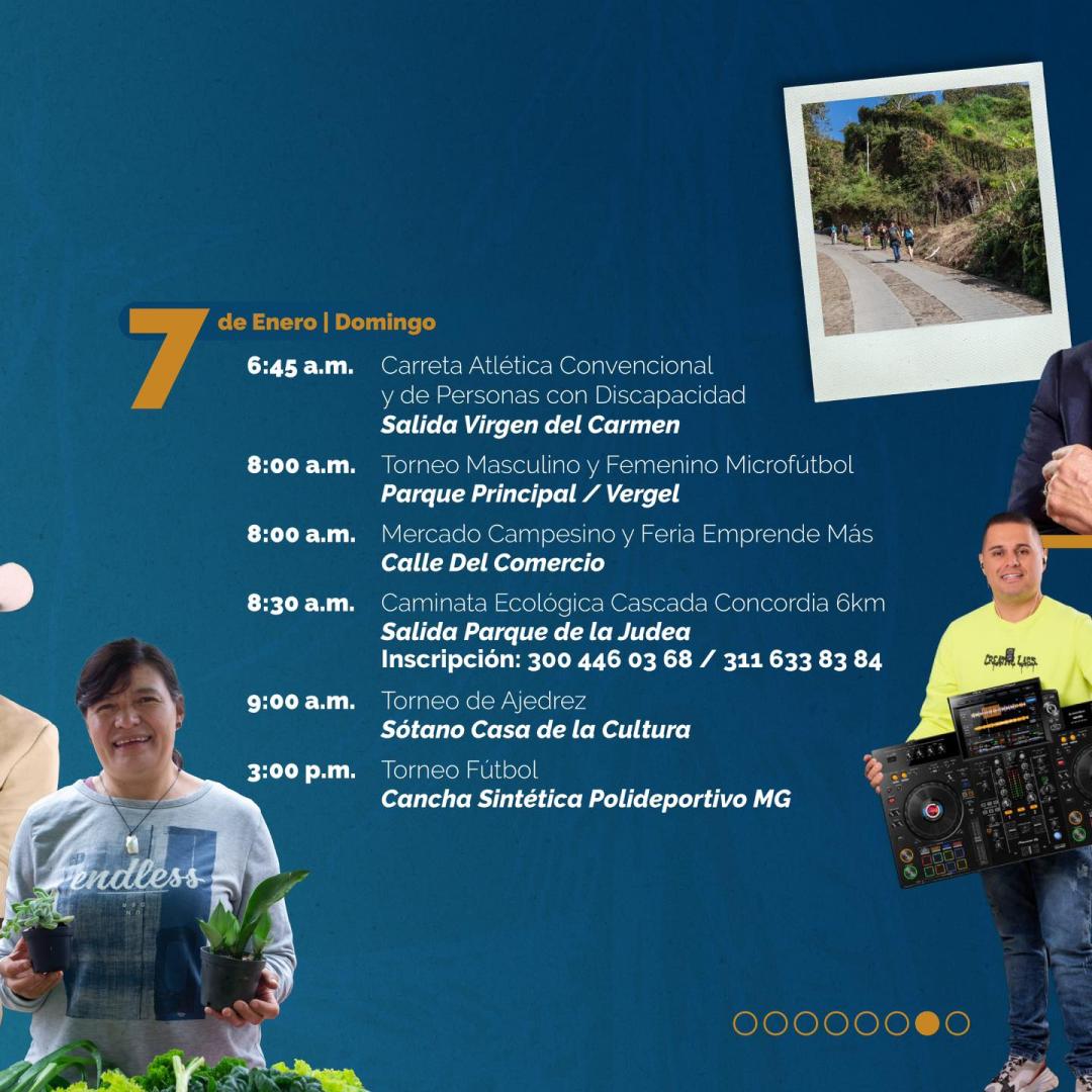 Programación Fiestas del Retorno El Santuario 2024