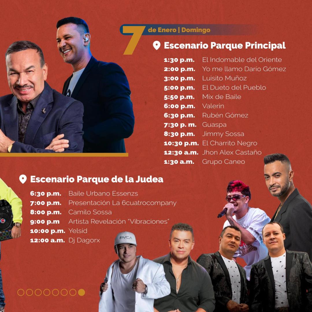 Programación Fiestas del Retorno El Santuario 2024