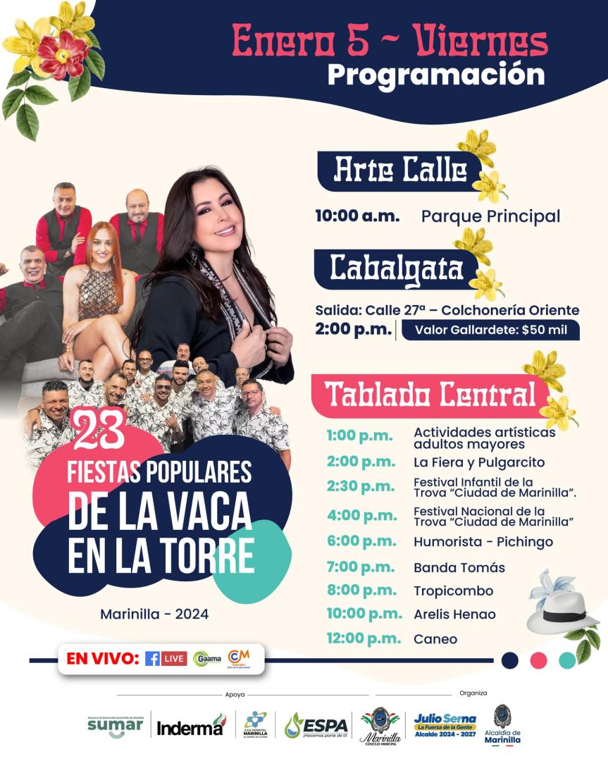 Programación Fiestas de la Vaca en la Torre 2024