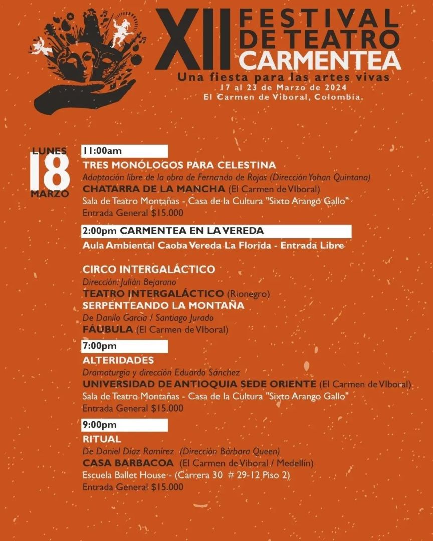 XII Festival de Teatro CARMENTEA