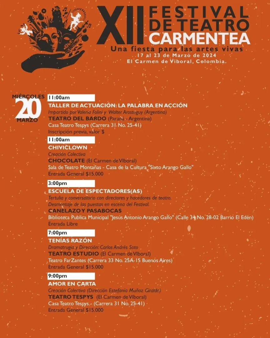 XII Festival de Teatro CARMENTEA