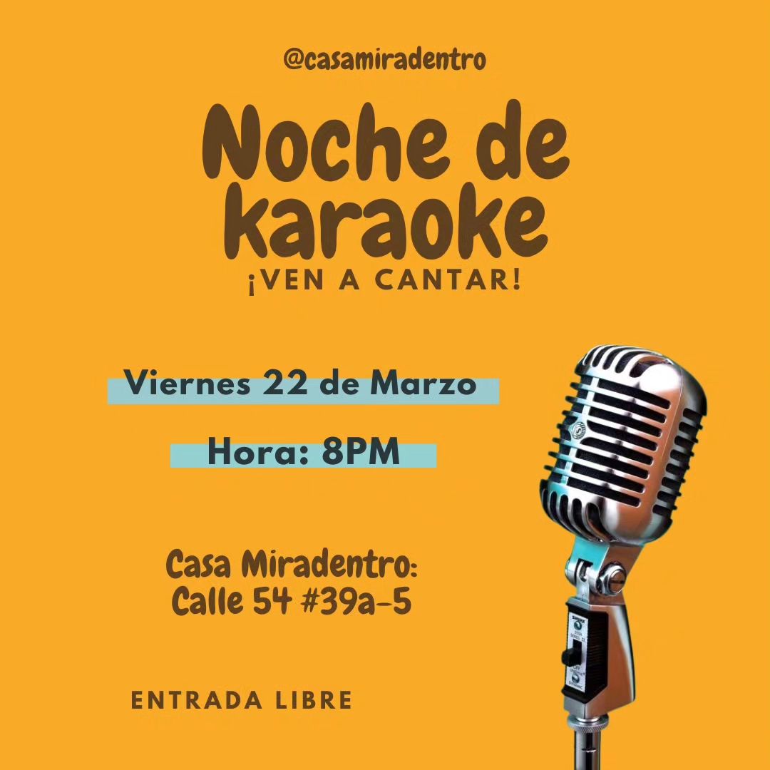 Noche de karaoke Infolocal Comfenalco Antioquia