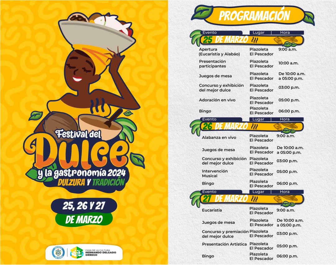 Programación Festival del Dulce 2024