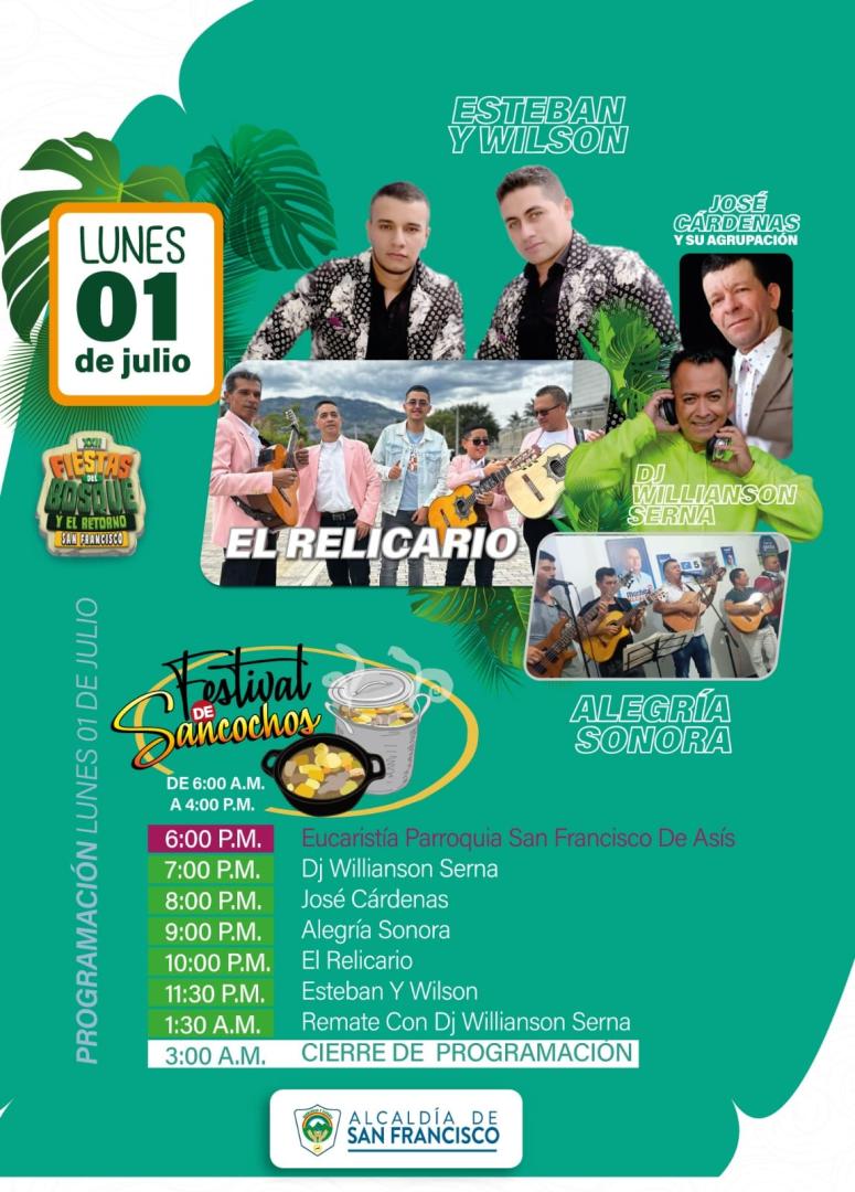 Programación XXII Fiestas del Bosque y el Retorno 2024