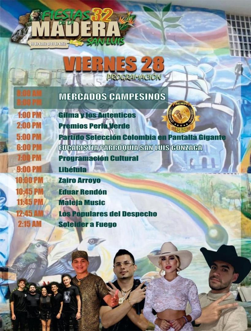 Programación Fiestas de la Madera 2024