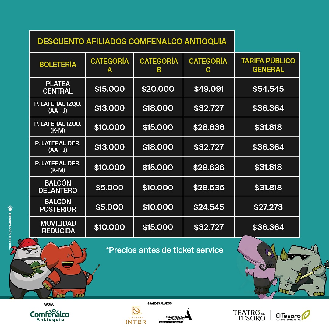 Precios Tu Rockcito