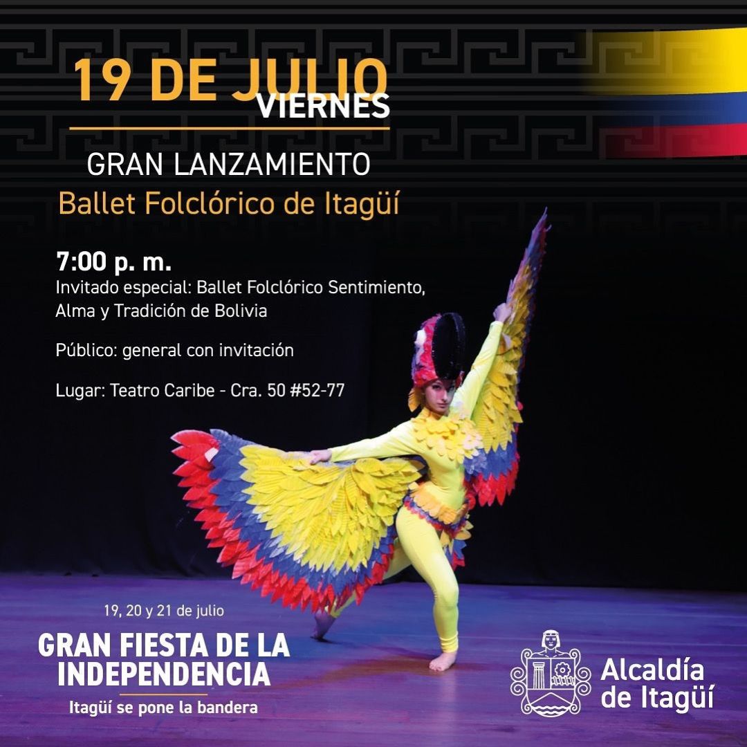 Programación Gran fiesta de la Independencia Itagüí 2024