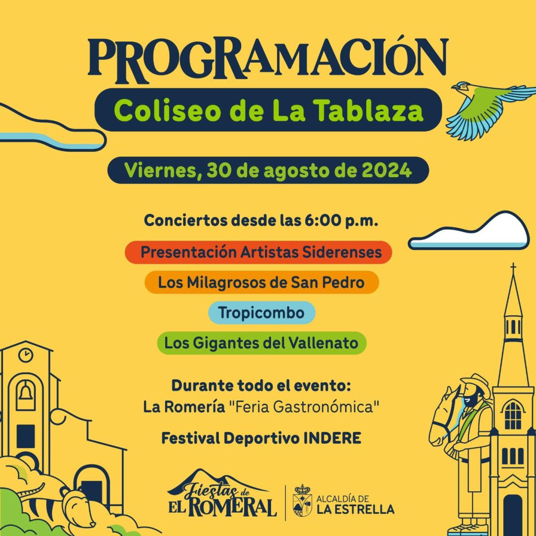 Programación Fiesta de el Romeral 2024