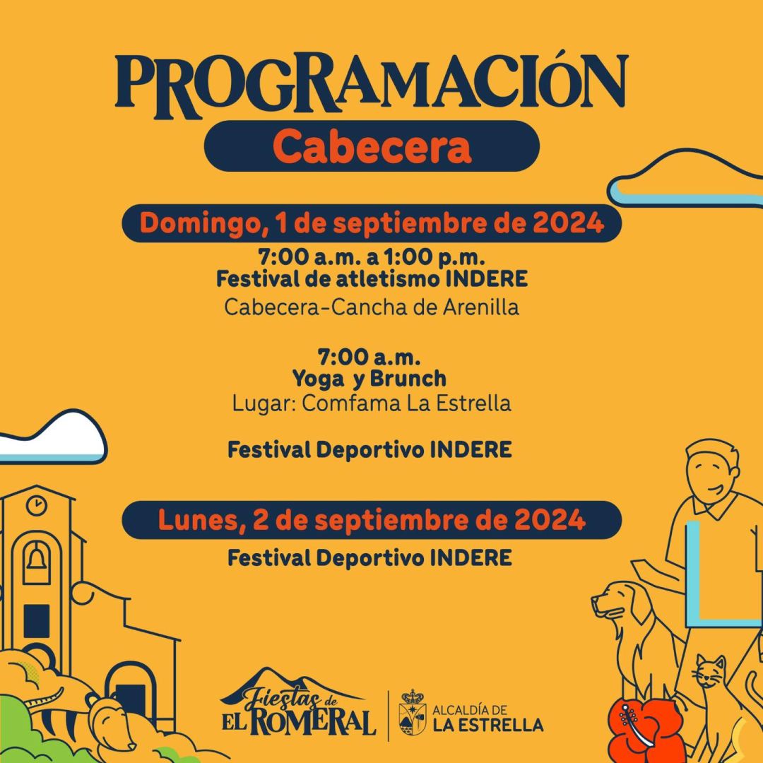 Programación Fiesta de el Romeral 2024