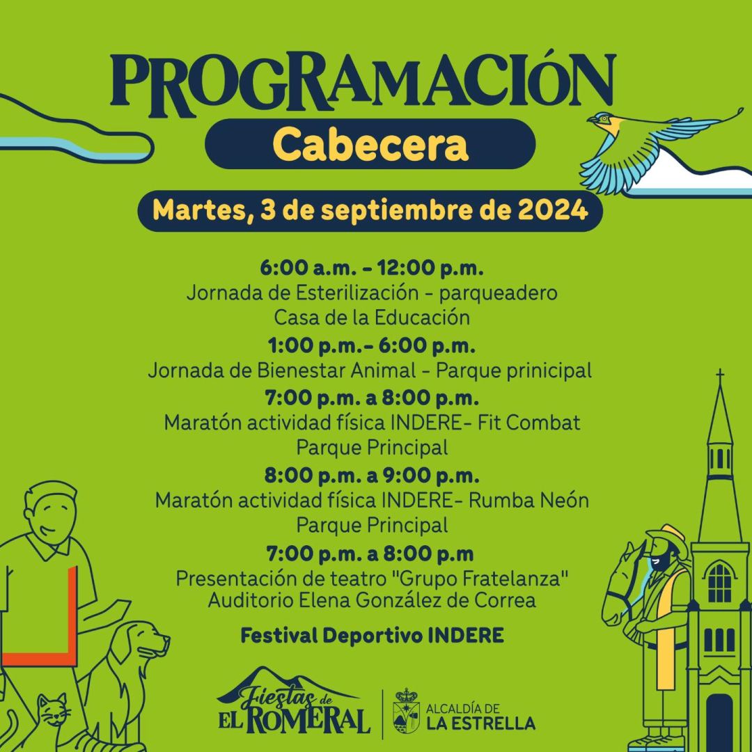 Programación Fiesta de el Romeral 2024