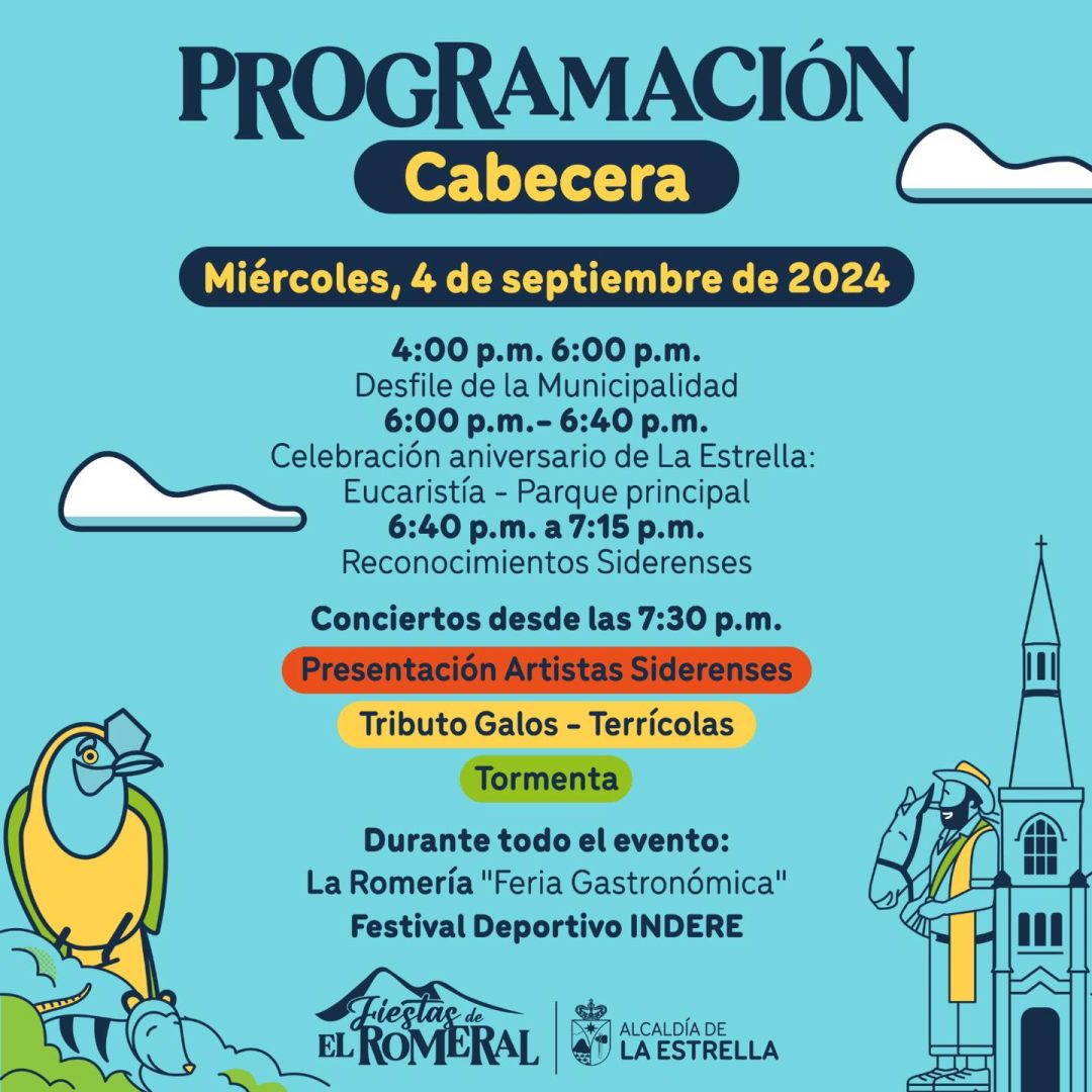 Programación Fiesta de el Romeral 2024