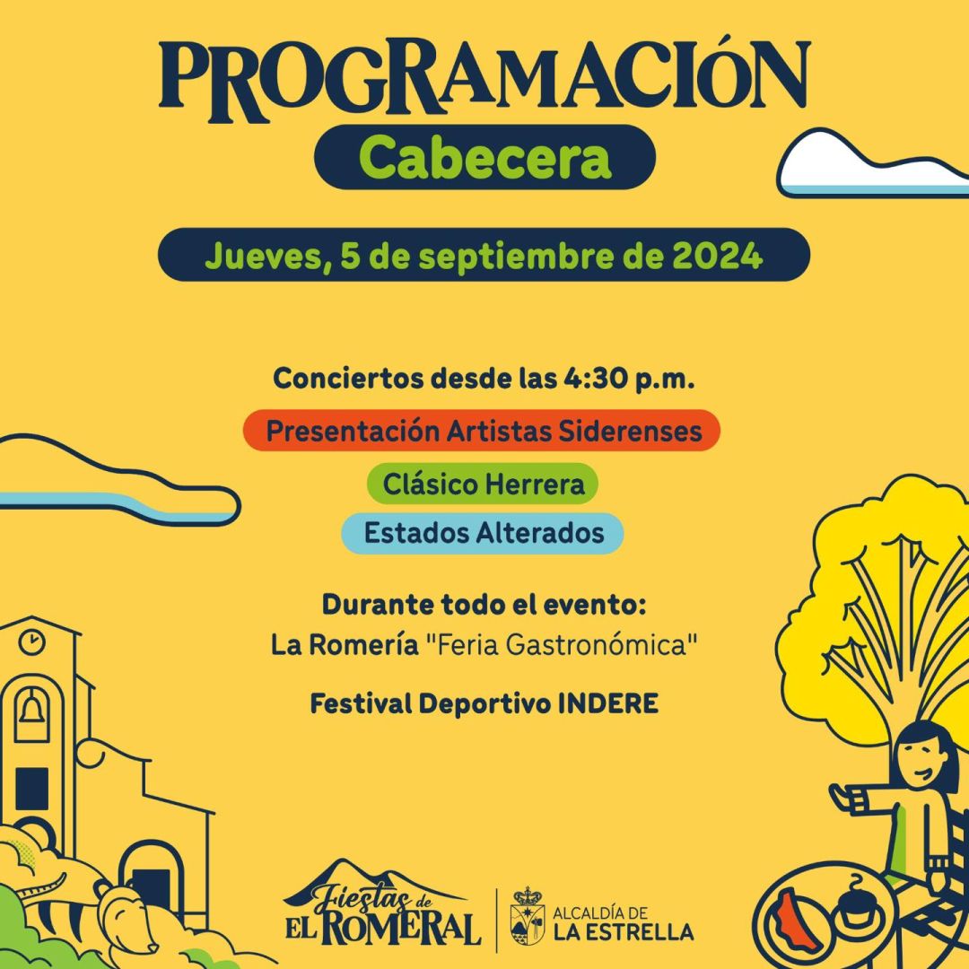 Programación Fiesta de el Romeral 2024