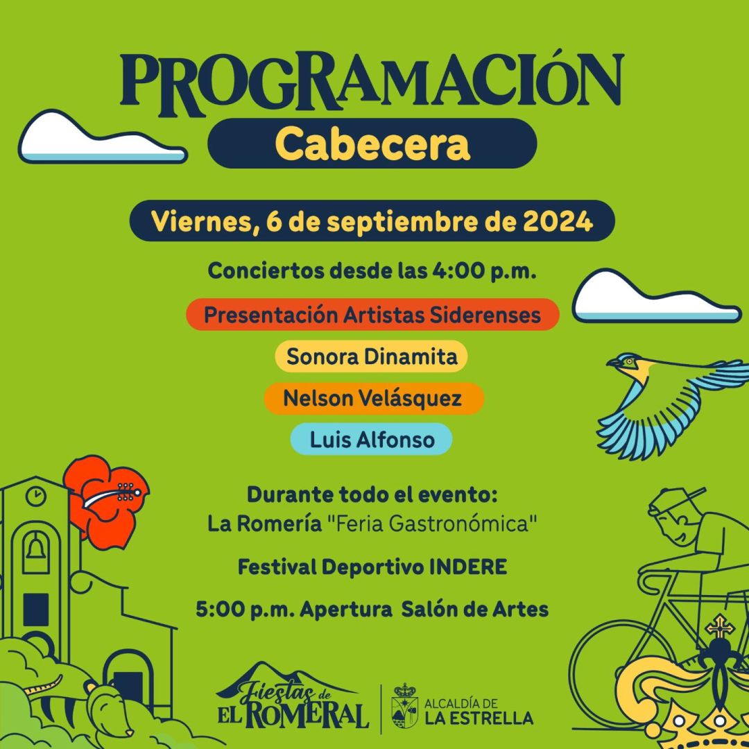 Programación Fiesta de el Romeral 2024